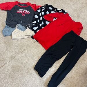 Various size large girls clothes